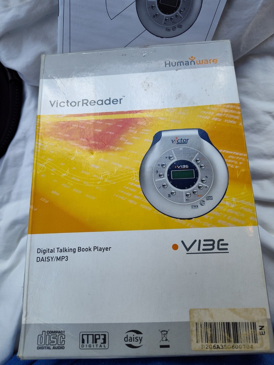 CD、MDプレイヤー(Victor) Victor Reader Portable MP3/CD Player DMP206A - Box And Case