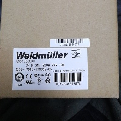 1PC New For Weidmuller 8951360000 CP M SNT 250W 24V 10A Power Supply #F6*