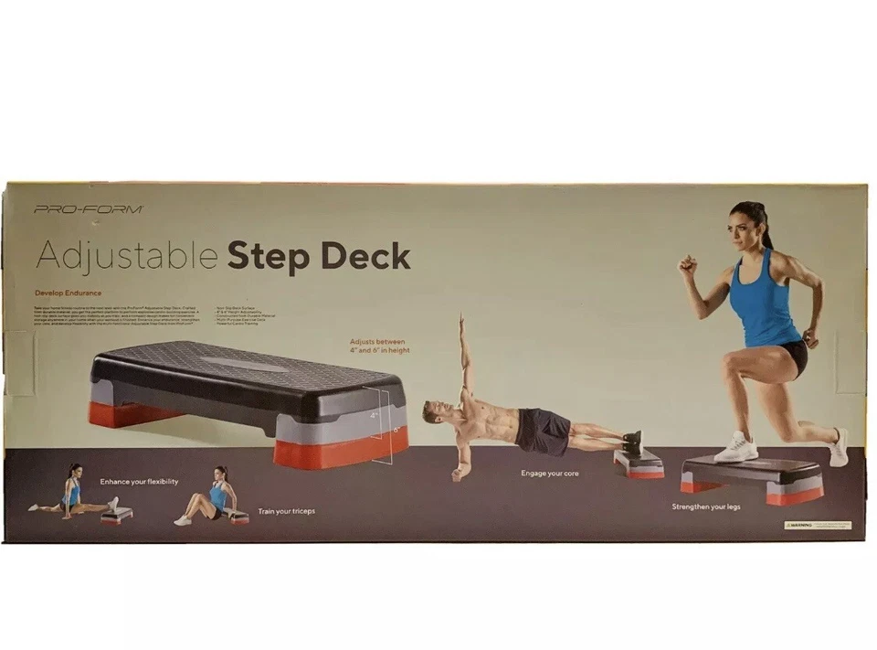 PRO-FORM Adjustable Step Deck 4” and 6” 🔥 New - Imagem 2 de 2