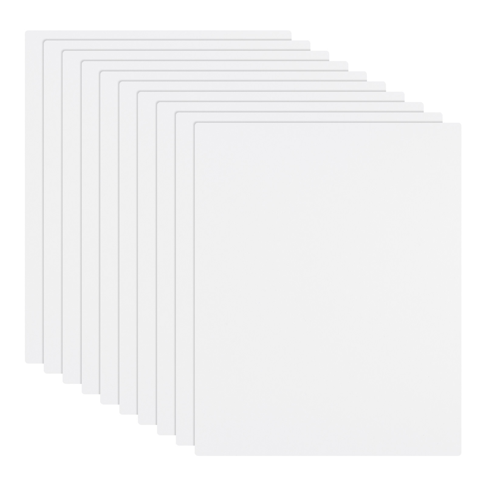 10 PCS Foam Board 5x7 Inch, White Foam Board 1/8 Inch Thick Foam Poster Board