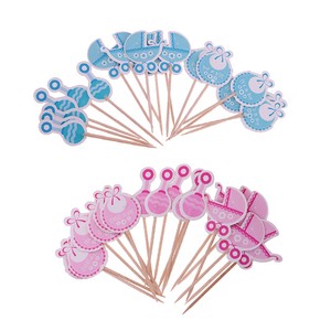 it's a girl cupcake picks