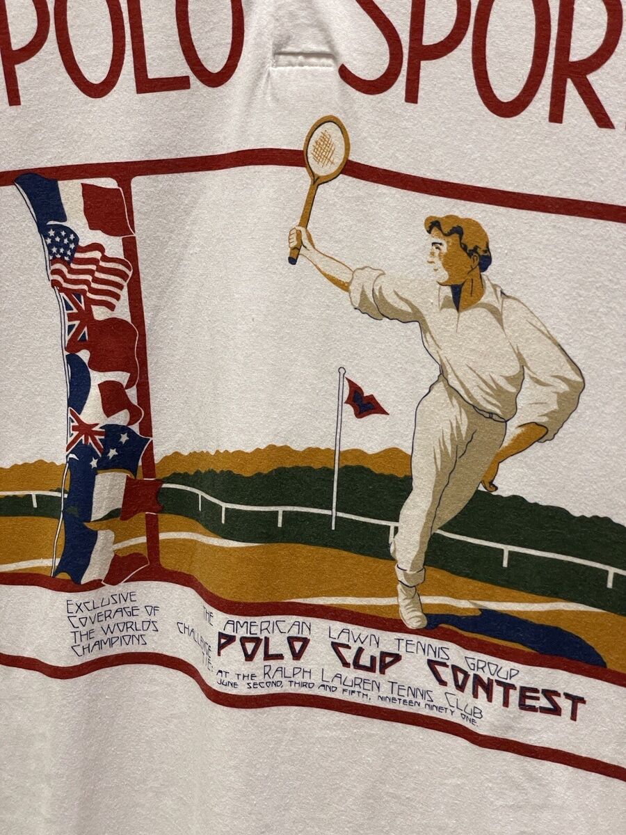 vintage polo ralph lauren 90s 1991 ralph lauren tennis club stadium pk shirt vintage polo ralph lauren 90s 1991 ralph lauren tennis club stadium pk shirt