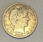 1895 S Barber Half Dollar