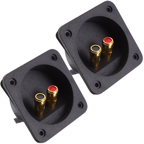 XYWHPGV 2 voies ressort haut-parleur borne pince pousser connecteur bornes de câble audio bande bloc noir rouge WP2-203 2 pièces(2a8b1 3ee96 4ef6b 65ccb d6f68 bfbde