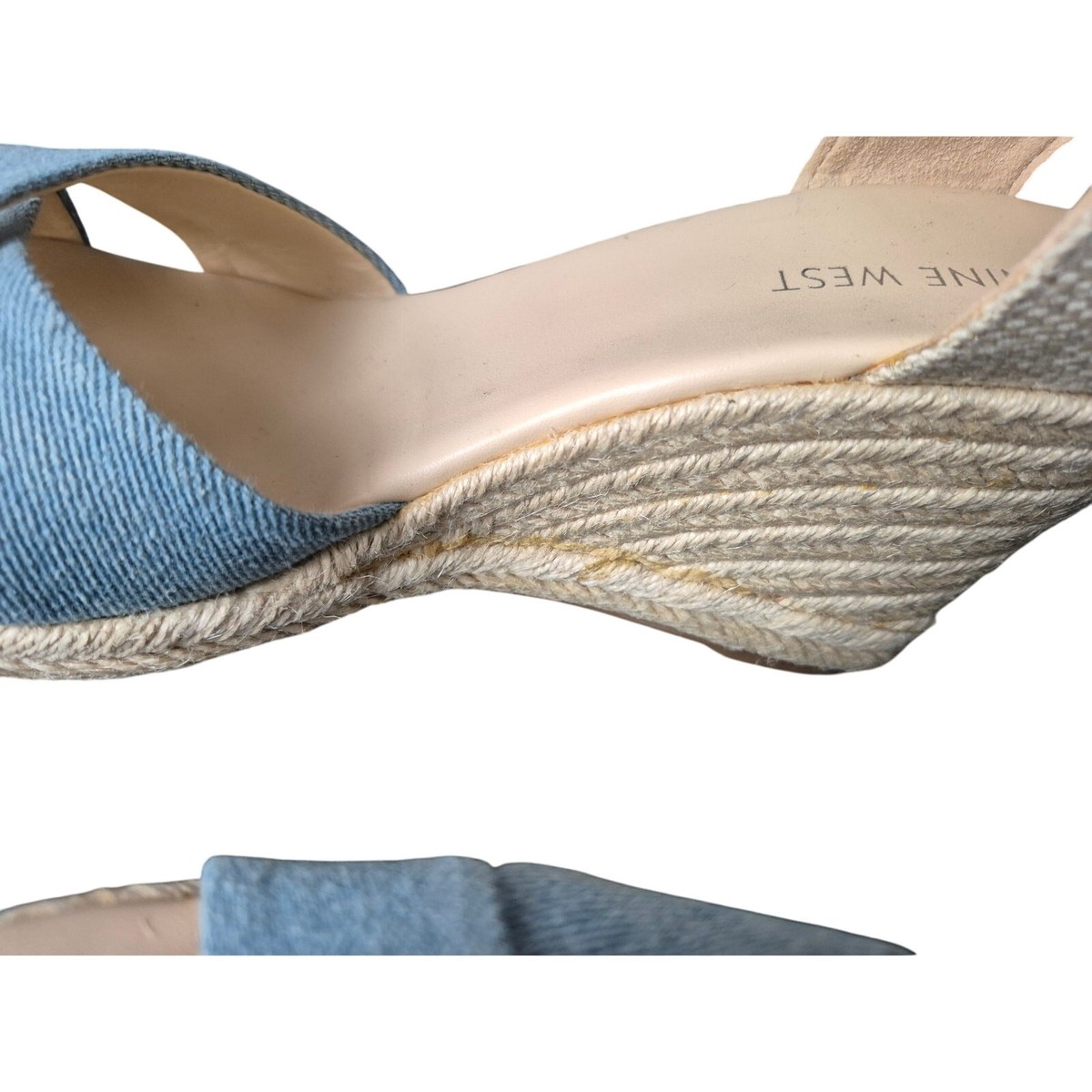 Nine West Women Joyden US 9.5 M Wedge Sandal Espadrille