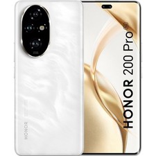 Honor 200 Pro 512 GB Moonlight White Dual SIM Smartphone Handy Mobiltelefon