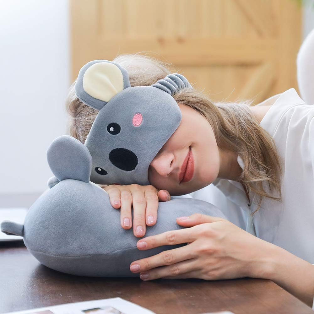 Travel Pillow, Memory Foam Neck Pillow with 360-Degree Head Support Comfortable Travel Pillow, Memory Foam Neck Pillow with 360-Degree Head Support Comfortable