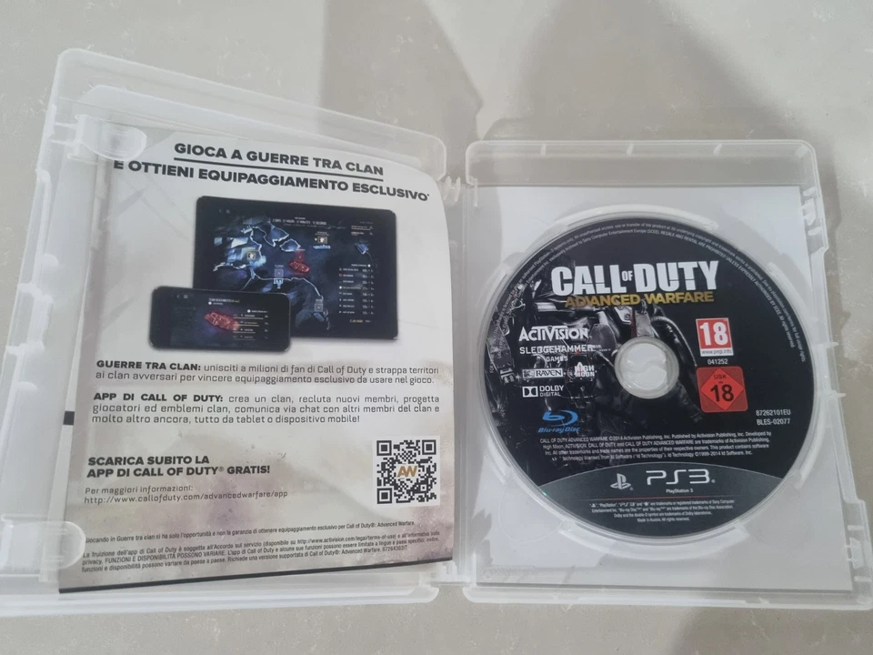 COD CALL OF DUTY ADVANCED WARFARE PS3 PLAYSTATION 3 EDIZ.  - Immagine 2 di 2