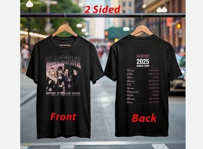 Blackpink Deadline World Tour 2025 T-Shirt Official Concert Merch for Fans