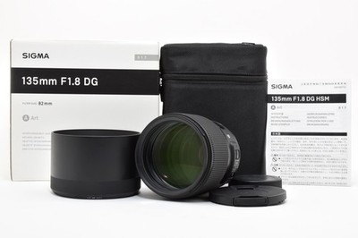 [Almost Unused in Box] Sigma Art 135mm F1.8 DG HSM for Canon EF From JAPAN