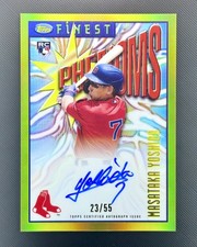 2023 Topps Finest Flashbacks - Phenoms Masataka Yoshida #55 RC Auto Gold #/55