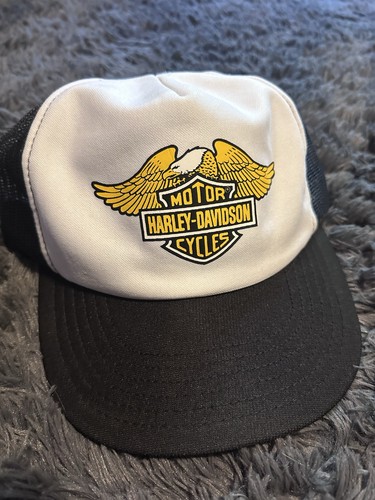 Vintage Harley Davidson Mesh SnapBack Hat