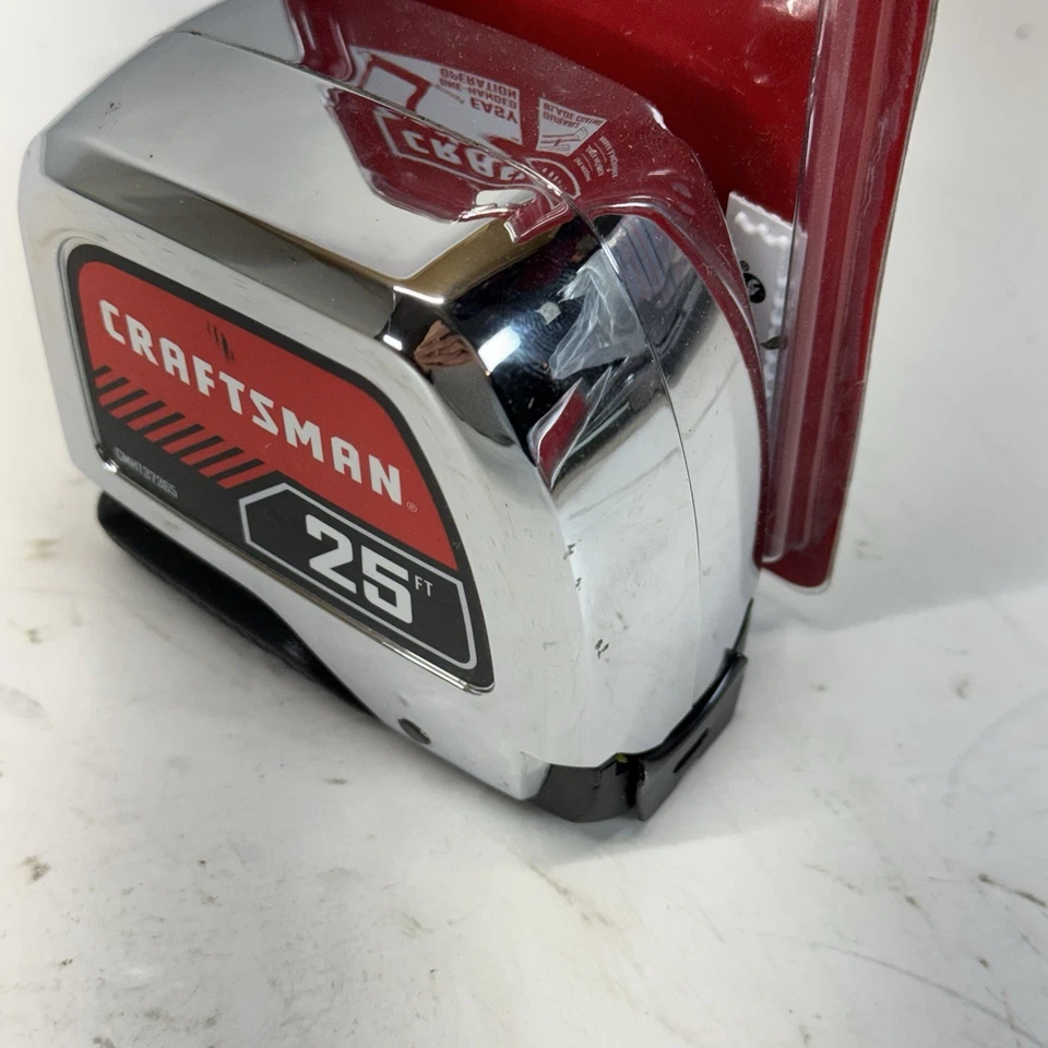 Craftsman 25ft Chromelock Tape Measure CMHT37365 - Image 2 of 4