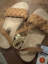 Brand New Cat And Jack Sandals Size 3 Girls