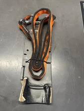 Non-stop Dogwear Bungee Leash Black/Orange, 2.0M/23mm