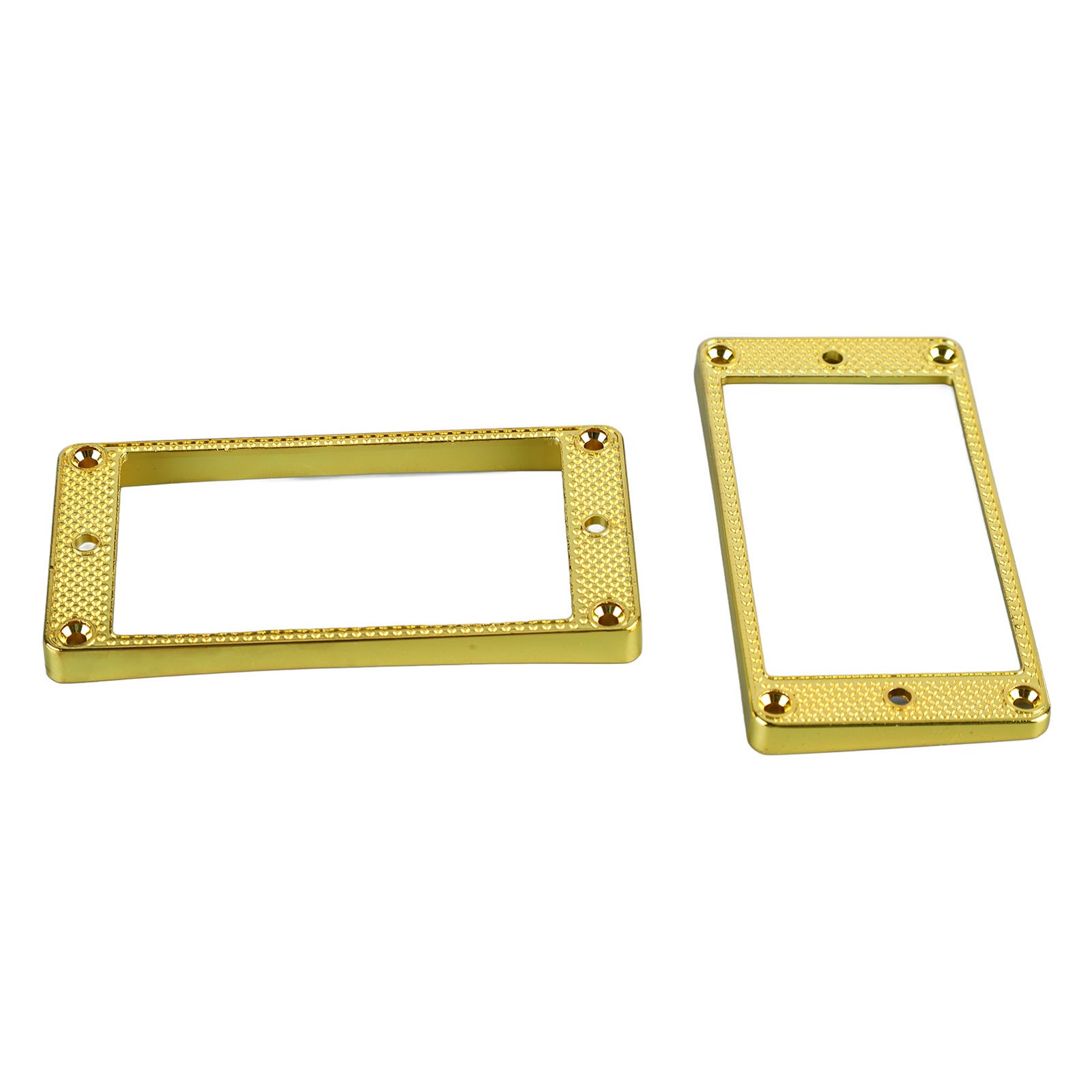 °2PCS Guitar Pickup Frame Metal Bridge And Neck Pickups Cover Frame For Musical.