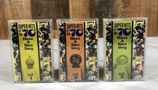 Lot of 3 Super Hits of the 70s Have a Nice Day Vol 1, 2, 3 Cassette Tapes