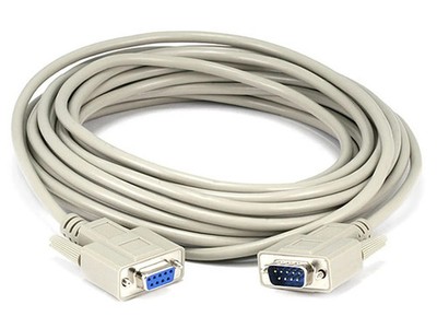 Monoprice 25ft DB 9 M/F Molded Cable