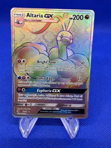 Pokemon Dragon Majesty Altaria GX 72/70 Rainbow Secret Rare NM/LP
