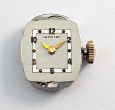 1950s HAMILTON 750 17j 231550A Vintage Ladies 13mm Watch Movement PARTS REPAIR