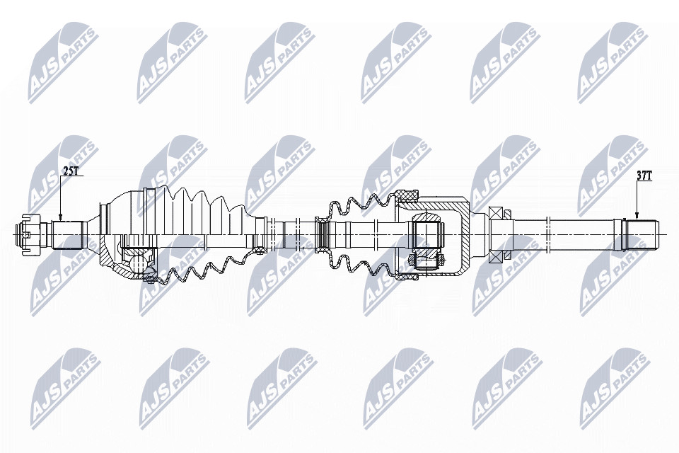 DRIVE SHAFT NPW-CT-081 FOR PEUGEOT 3008/MPV 5008/Van 308/SW/CC CITROËN DS - Image 4