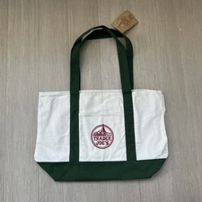 Trader Joe’s Canvas Tote Reusable Shopping Bag - LARGE GREEN - NEW!