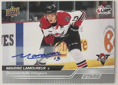 Maveric Lamoureux Rookie - 2023-24 Upper Deck CHL Stars #314 Autographs (AU, RC)