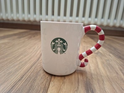 STARBUCKS Mug Tasse 2013 Candy Cane Griff Zuckerstange 355 ml