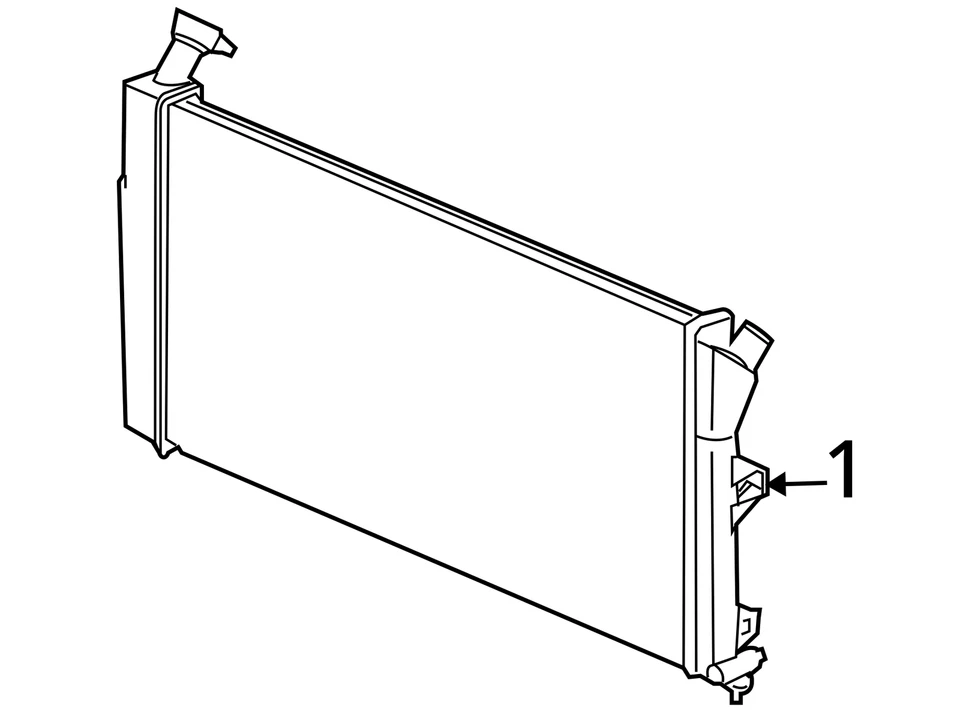 2005 Pontiac Grand Prix New OEM Radiator 15140506 3.8L - Image 4 of 4
