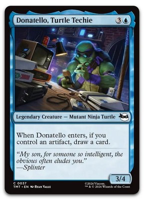 Donatello, Turtle Techie #37 (NM) Teenage Mutant Ninja Turtles TMT Magic MTG