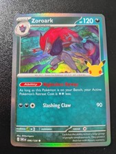 Pokemon 30th Celebration Zoroark Holo Common Card 096/128 NM