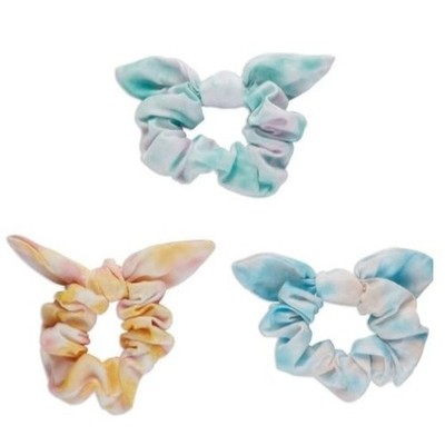 Scunci Pastel Bow Scrunchies, 3 Ct