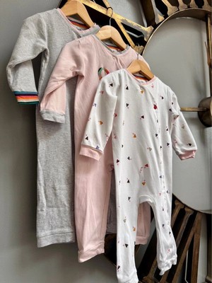 Paul Smith Baby Babies Cotton Three-Pack 'Heart' Baby Grows 12-18