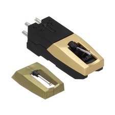 1 Pack Record Player Needle, Record Player Cartridge with Turntable Needle, Gold