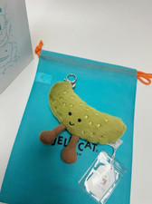 Jellycat Amuseable Green Sour Pickle Plush Toy - Cute Soft Collectible NWT