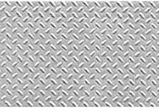 JTP Diamond Plate Pattern - O Scale - Model Scratch Building Plastic Sheet