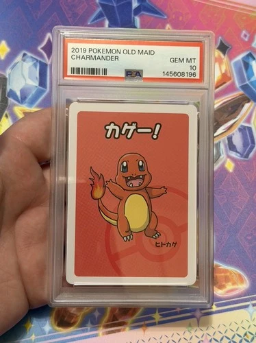 PSA 10 Charmander Old Maid GEM MINT Japanese Graded Pokemon Card