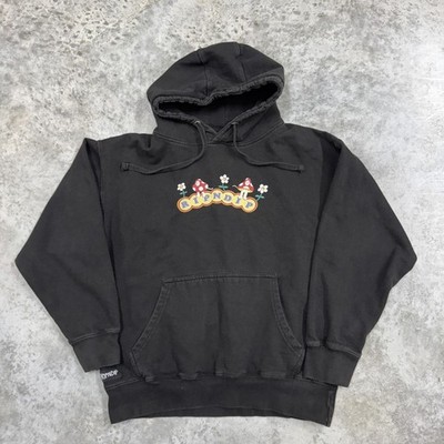 RIPNDIP Hoodie Mens Large Black Must Be Nice Cat Mushroom Graphic Sweatshirt