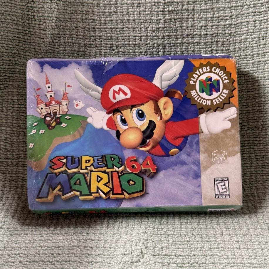 Factory Sealed Nintendo Super Mario 64 Nintendo 64 N64