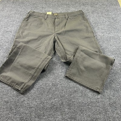 CE Schmidt Workwear Mens 40 x 32 Work Pants Khaki Heavy Canvas Carpenter Pants