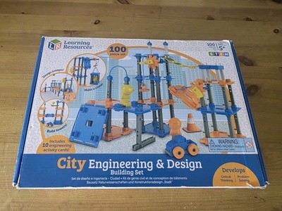 Learning Resources City Engineering & Design - 100-teiliges Bauset für Kinder