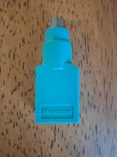 Microsoft USB Female to PS2 PS/2 Male - Port Converter Adaptor PS2 to USB