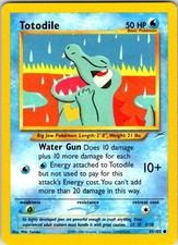 Pokemon | Neo Destiny | Totodile | 085/105 | Unlimited | NM