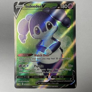Indeedee V 192/202 - Pokemon TCG Sword & Shield (2020) - NM - Full Art - Holo
