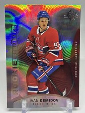 2025-26 Upper Deck SP Hockey Ivan Demidov Rookie Authentics Gold Patterned Foil