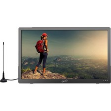 Supersonic SC-2816 16" 16:9 HD Portable LED TV with FM Radio, Black