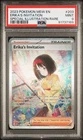 2023 POKEMON MEW EN-151 SPECIAL ILLUSTRATION RARE #203 ERIKA'S INVITATION PSA 9