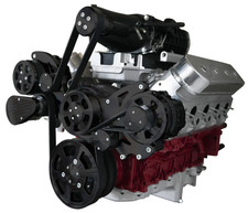 Cvf Chevy Ls Magnuson Fead Serpentine System W Alternator Ac Black Cvf Chevy Ls Magnuson Fead Serpentine System W Alternator Ac Black