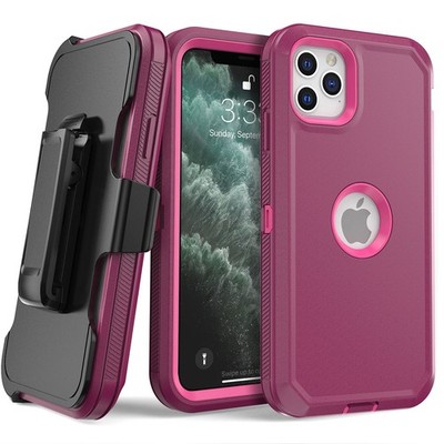 For iPhone 11 Pro Max Shockproof Case Heavy Duty Protective Cover With Belt Clip