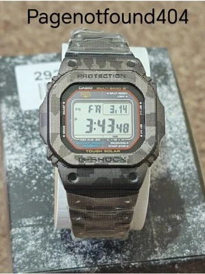 NUEVO TVA TITANIO CASIO G-SHOCK GW-M5610U-1ER CAMUFLAJE EDICIÓN LIMITADA MODIFICADO - 3495 - Imagen 1 de 4